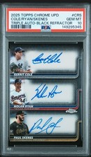 Topps Chrome Triple Auto Paul