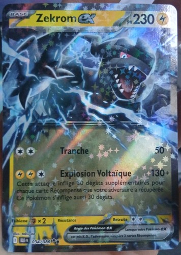 Carte pokémon zekrom neuve - carte,