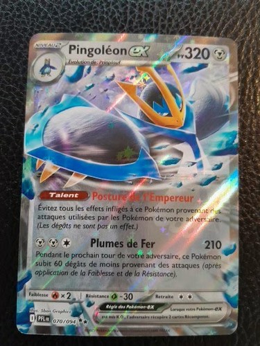 Carte pokémon pingoleon - pokémon, ex