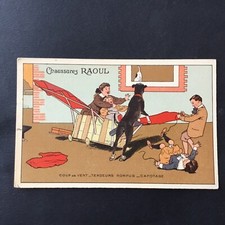 CPA Pub Biscuit Chaussures