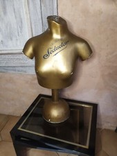 Ancien Présentoir buste mannequin bois Publicitaire Soutien Gorge Seductor 1920