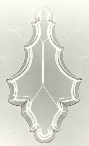 Pampille plaque cristal - en, de