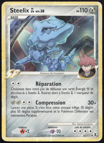 Carte pokémon steelix 111 - pokémon,
