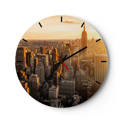 Horloge murale verre - murale,