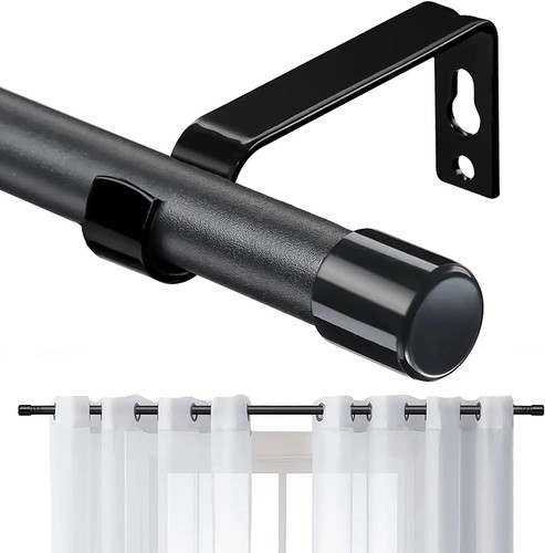 Tringle rideaux 76cm acier - tringle,