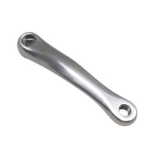 Manivelle gauche 170 alu forge large argent - fabricant Newton