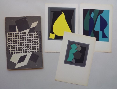 Vasarely rare catalogue avec - vasarely,