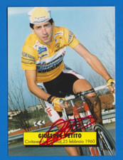 CYCLISME carte cycliste GIUSEPPE PETITO équipe MERCATONE UNO signée