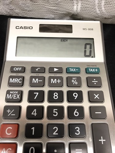 Casio 80b standard function - standard,
