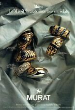 Publicité Advertising 089  1994  Murat  bijoux or 9 carats plaqué