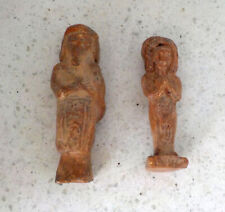 2 Statuettes Serviteurs Funéraires Oushebti / Chaouabti Egypte Antique Ushabti