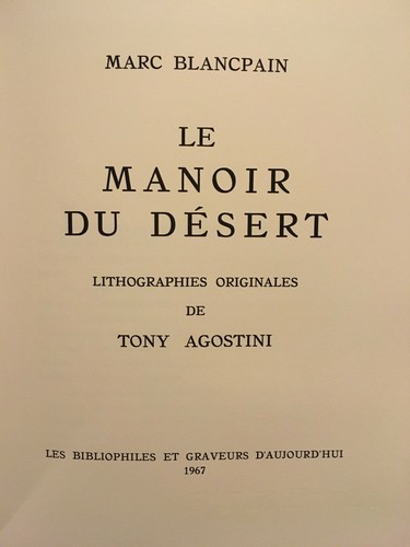 Marc blancpain manoir - -, le