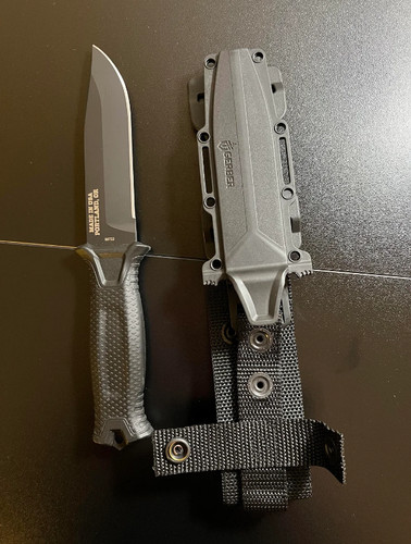 Gerber black strongarm knife - strongarm,