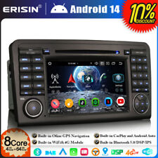 8-Core 64GO Android 14 Autoradio GPS Mercedes ML/GL Class W164 X164 CarPlay DAB+