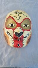 Masque ancien de carnaval ou théatre Asie mask peint à la main. Hand painted