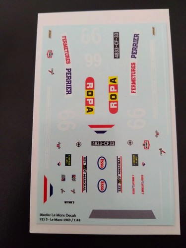 Decal porsche 911 t - 911,