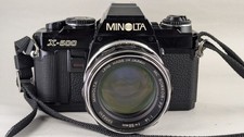 Minolta X500 avec objectif Minolta Rokkor PF 1.4/58mm