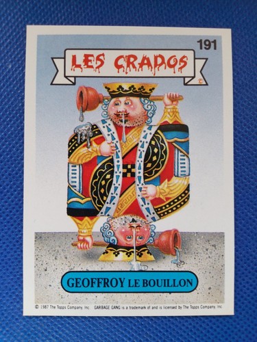 Les crados série carte - les, 2/carte