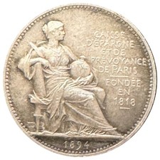 Médaille 1 argent " Caisse