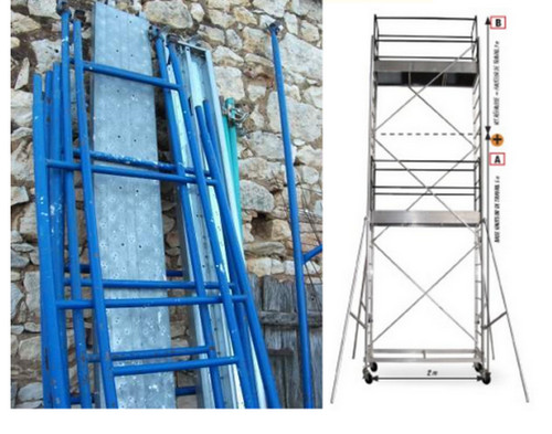 Location échafaudage fer 6m - -fer,