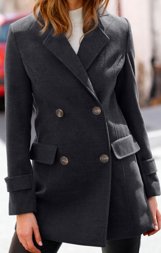 Manteau femme caban boutonne - femme,