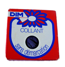 COLLANT SANS DEMARCATION ANCIEN FEMME VIOLET DIM  VINTAGE T3