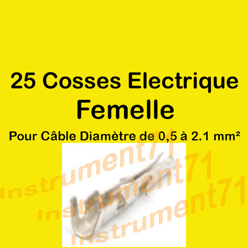 Cosses femelle pour câble - ,