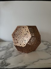 Tom Dixon Etch Bougeoir Cuivre anodisé , Photophore Neuf 