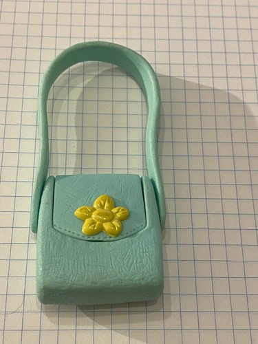 Sac main bleu pour poupee - main,