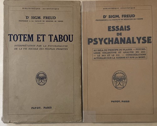 Freud livres totem - freud,