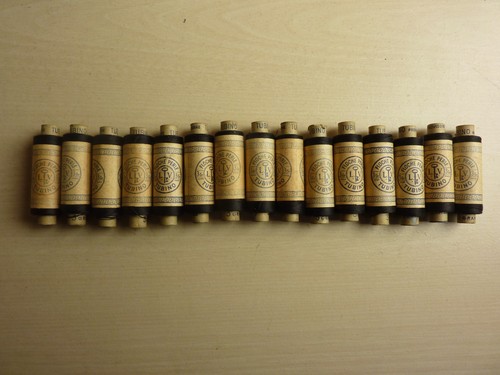 Anciennes bobines fil coton - 15,
