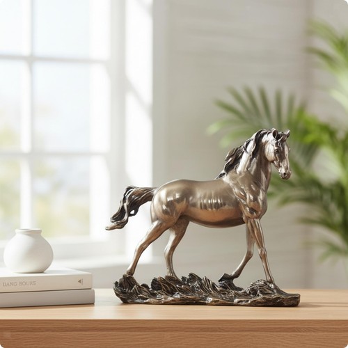 Sculpture cheval bronze - sculpture,