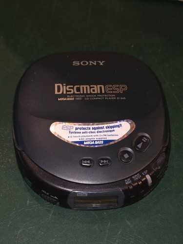 Discman esp sony 245 - discman,