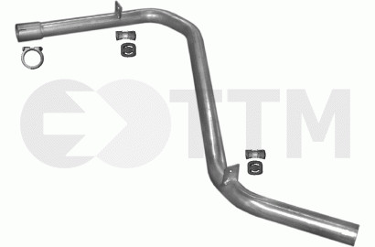 Tuyau arriere pour mercedes - arriere+,