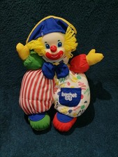 doudou peluche vintage clown berchet   TTBE