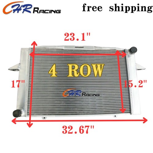 Row aluminum radiator for - row,
