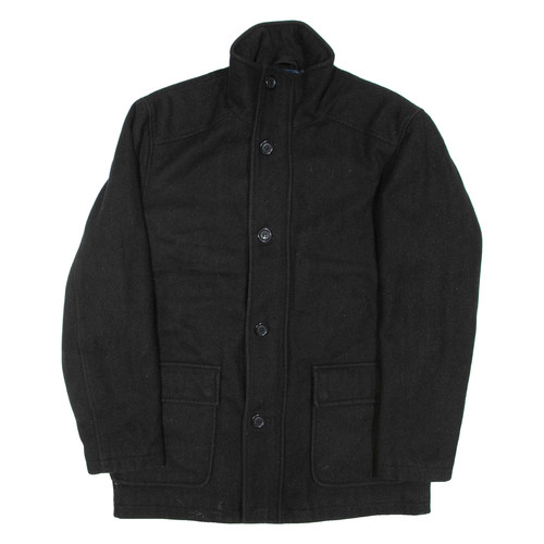 Manteau noir laine guess - noir,