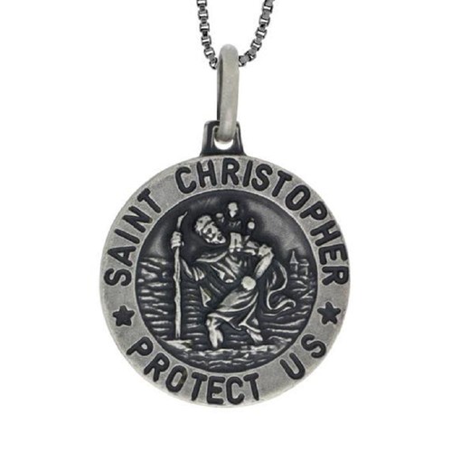 925 argent pendentif - .925, saint