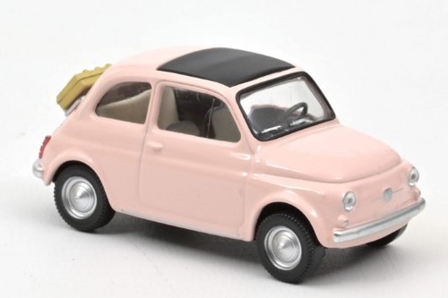 Norev fiat 500f 1965 - norev,, rose