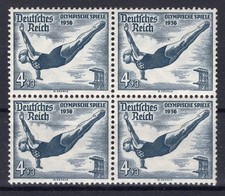 DR-3.Reich Tremplin 610 Quatuor Blocs ** MNH NEUFS (81383)