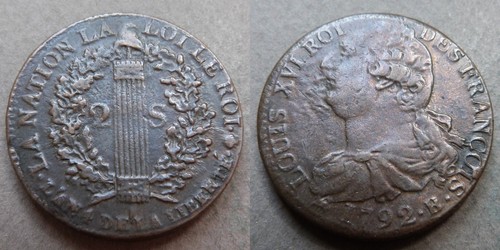 Louis xvi sols - 2, au