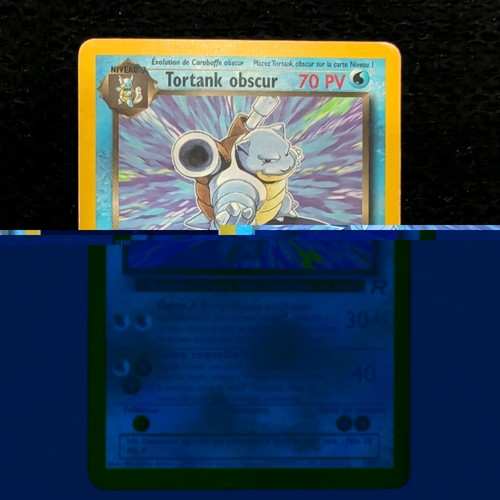 Carte pokémon tortank obscur - carte,