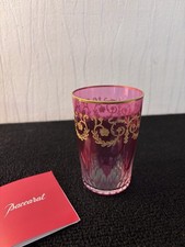 Verre à thé overlay rouge