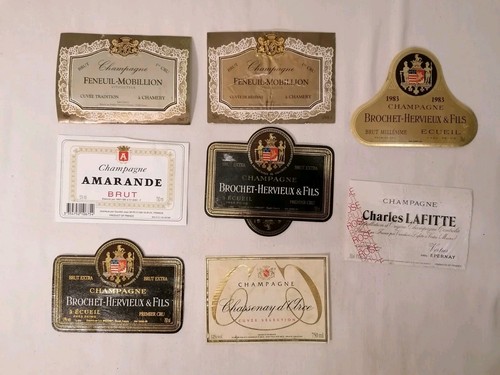 Lot étiquettes de - de,
