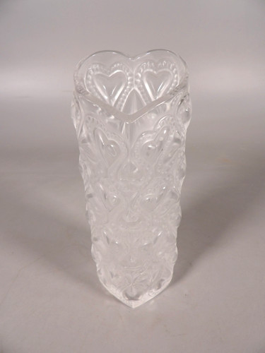 Vase cristal dépoli - vase, en