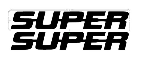 Stickers super camion - 2x,