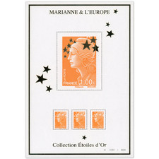 MARIANNE ET L'EUROPE TIMBRE À
