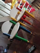 Lot De 2 Petites Chaises Bois