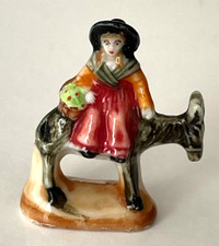 Fève extraordinaire Jeune fille sur le dos d'Ane ❤️Galette des Rois French charm