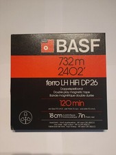 1 Bande magnétiques BASF ferro LH HIFI DP26. 732m  × 18cm. Neuf. 